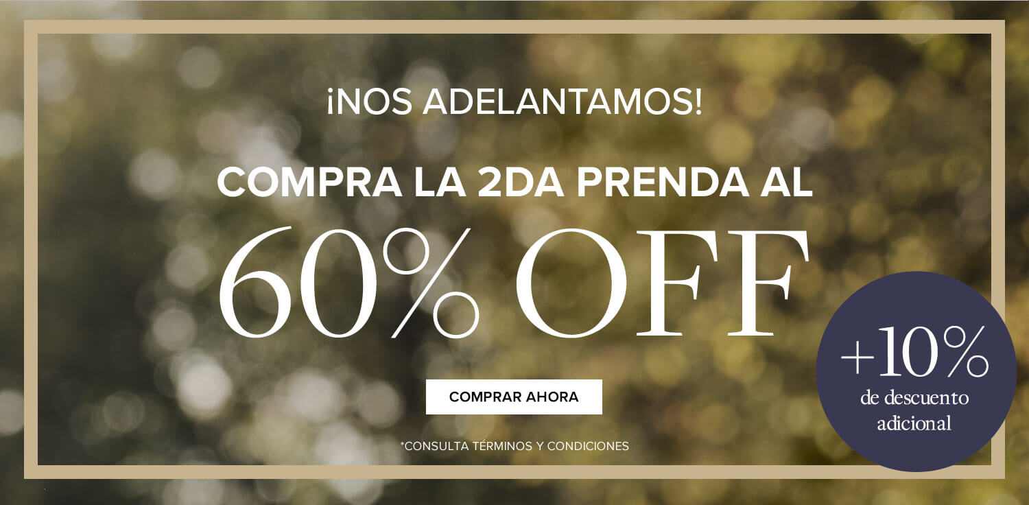 ¡Nos Adelantamos! Compra la 2da prenda al 60% OFF 10% de descuento adicional Ropa
