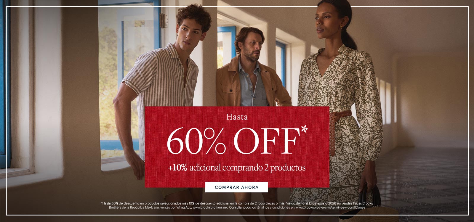 Rebajas hasta 60% de descuento en Brooks Brothers