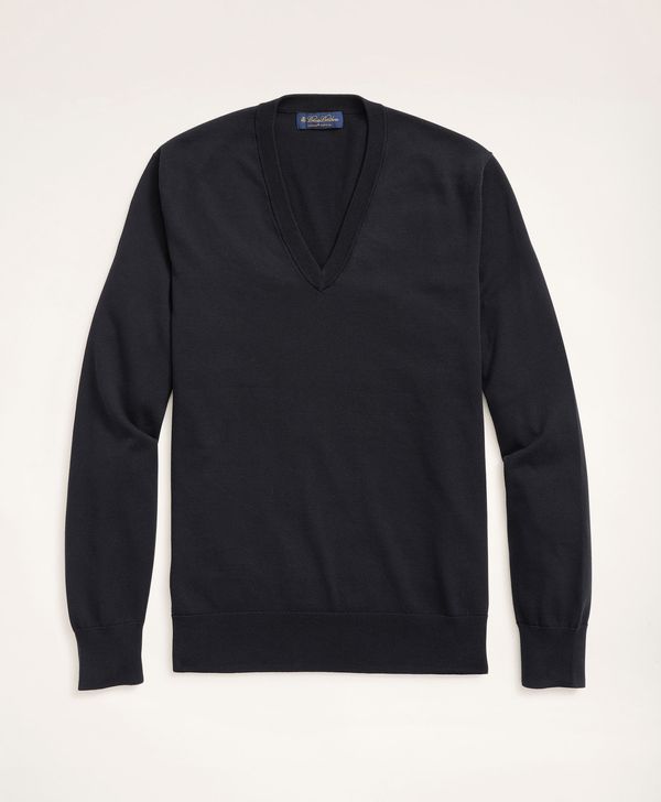 Sueter-Brooks-Brothers-de-Algodon-Supima®-Cuello-V
