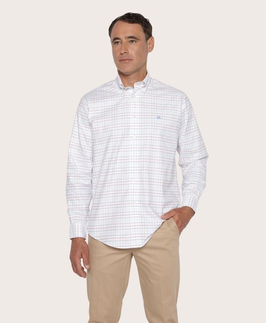 Camisa-Sport-Brooks-Brothers-Non-Iron-Oxford-95--Algodon-5--Spandex-Button-Down-Madison--Relaxed--Multicolor