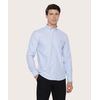 Camisa-Sport-de-Algodon-Fit-Slim-Azul