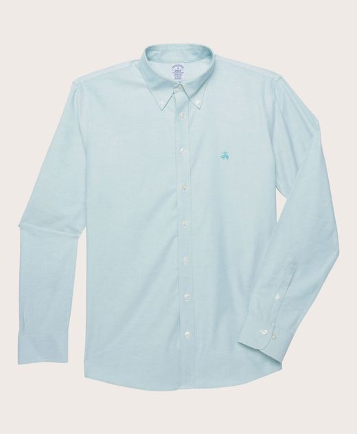 Camisa-Sport-de-Algodon-Fit-Regular-Verde