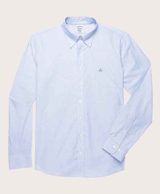 Camisa-Sport-de-Algodon-Fit-Regular-Azul