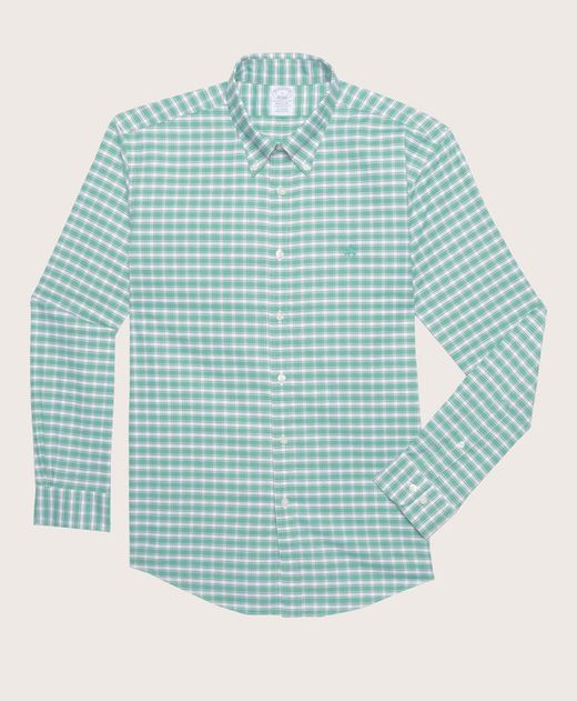 camisa-sport-de-algodon-fit-regular-verde-100201259