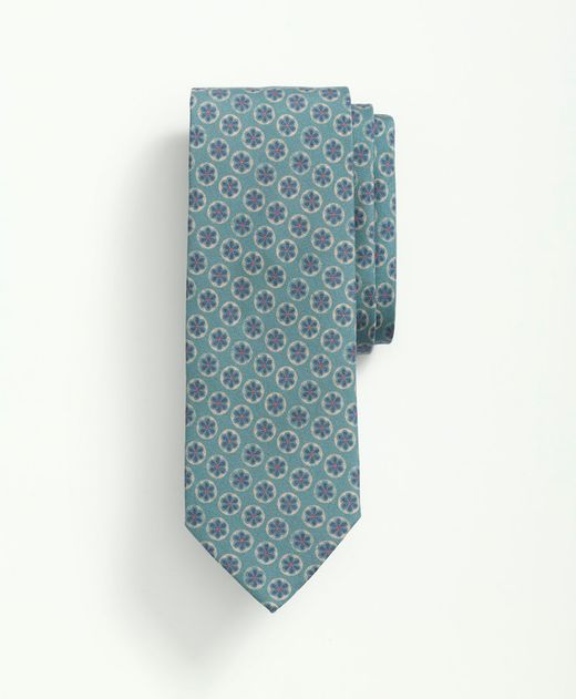 corbata-de-seda-floreada-100211577