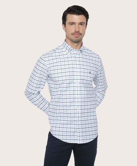 camisa-sport-de-algodon-regular-fit-a-cuadros-azul-marino-100208015
