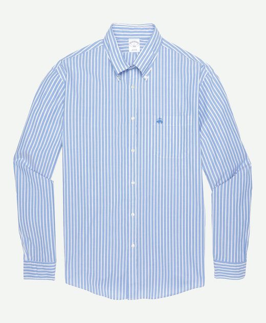 camisa-sport-de-algodon-friday-a-rayas-azul-100208050