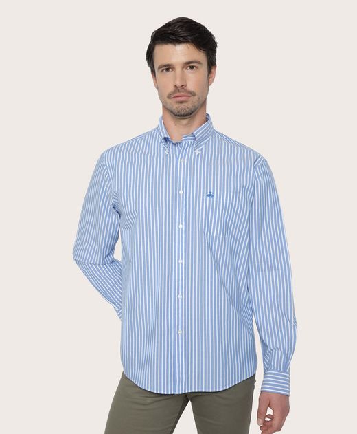 camisa-sport-de-algodon-friday-a-rayas-azul-100208050