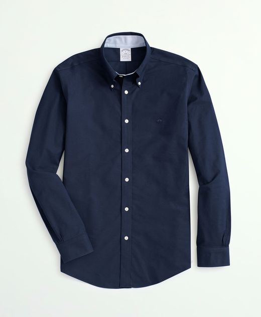 camisa-sport-de-algodon-fit-tradicional-azul-marino-100199983