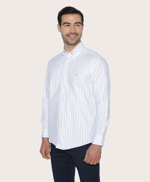 Camisas blancas sport online para hombre