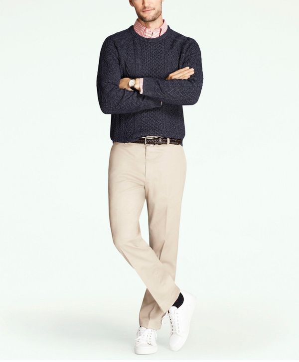 pantalon-casual-de-algodon-khaki-100204776