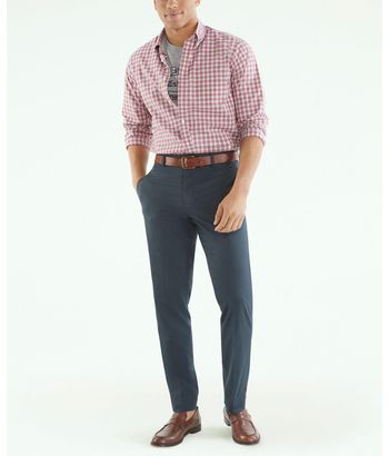 pantalon-casual-de-algodon-azul-marino-100204783