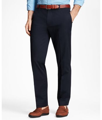 pantalon-casual-de-algodon-azul-marino-100204795
