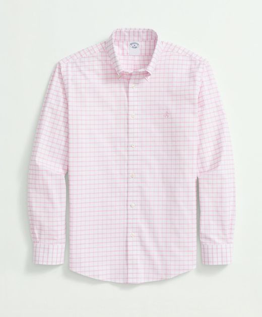 camisa-sport-de-algodon-rosa-fit-regular-100207925