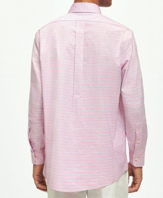 camisa-sport-de-algodon-rosa-fit-regular-100207931