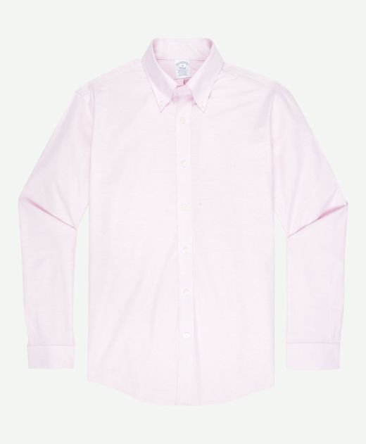 camisa-sport-de-algodon-rosa-fit-regular-100207908