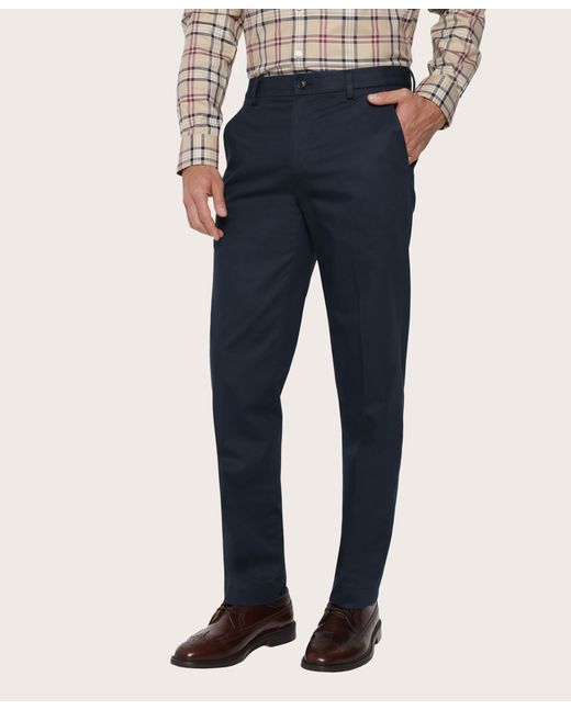 Pantalon Casual de Algodón Azul Marino Brooks Brothers Tienda
