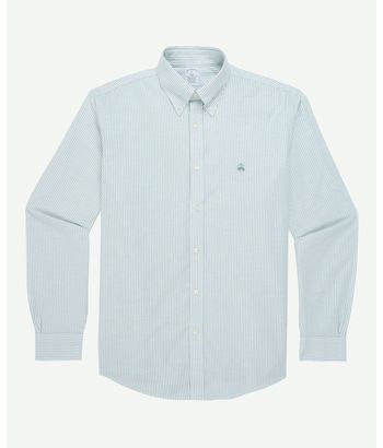 camisa-sport-verde-de-algodon-brooks-brothers-100213637-100215923