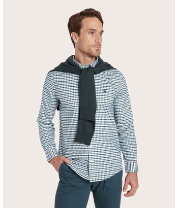 camisa-sport-verde-de-algodon-brooks-brothers-100213643-100215919