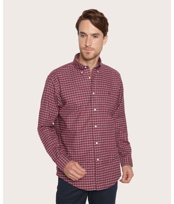 camisa-sport-algodon-roja-obscuro-brooks-brothers-100213795-100215822