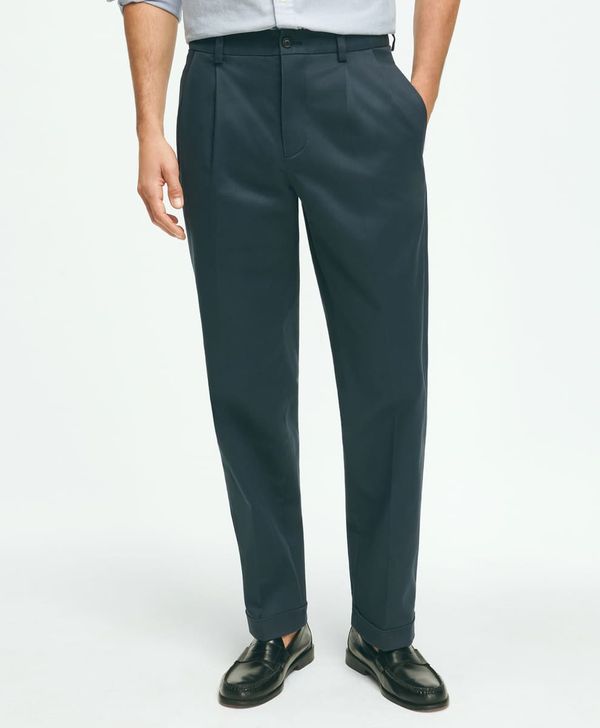 pantalon-de-algodon-color-azul-marino-brooks-brothers-100205754