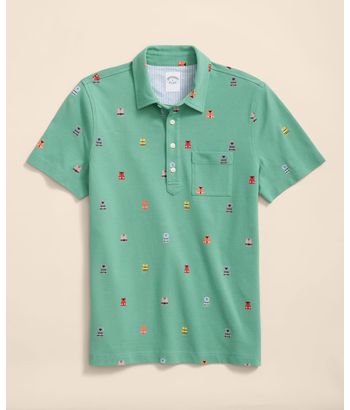 polo-de-algodon-color-verde-brooks-brothers-100217643