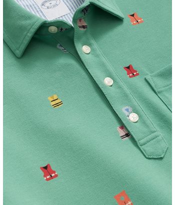 polo-de-algodon-color-verde-brooks-brothers-100217643