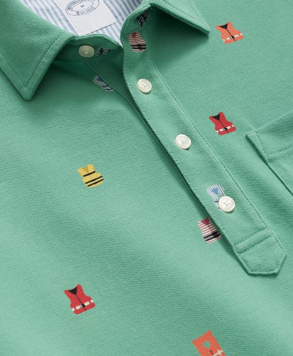 polo-de-algodon-color-verde-brooks-brothers-100217643