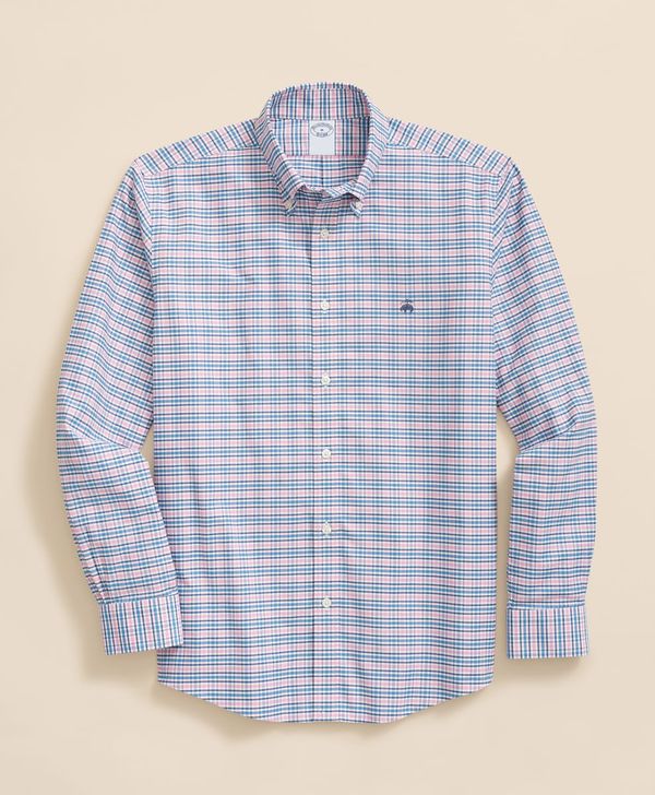 camisa-casual-de-algodon-color-rosa-brooks-brothers-100217970