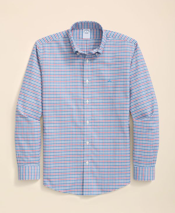 camisa-casual-de-algodon-color-azul-brooks-brothers-100217973