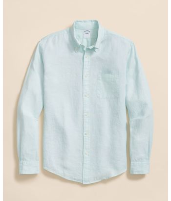 camisa-casual-de-lino-color-aqua-brooks-brothers-100218101