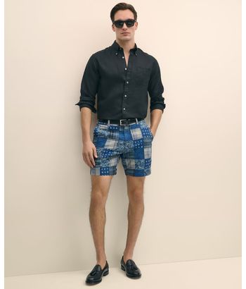 short-de-algodon-color-azul-marino-brooks-brothers-100217767