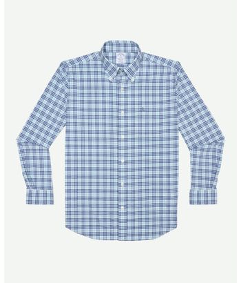 camisa-casual-de-nylon-color-azul-marino-brooks-brothers-100220639