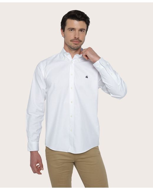 Polo Brooks Brothers Camisa Blanca Camisa Casual Brooks Brothers